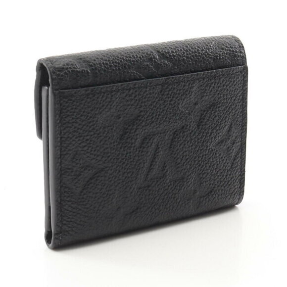 Louis Vuitton Zoe Portefeuille Wallet Empreinte Noir Black Tri fold - Picture 2 of 7